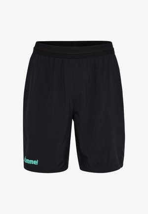 Hummel, HMLBLAZE 2.0 TRAINING - Pantalón corto de deporte - black pool blue