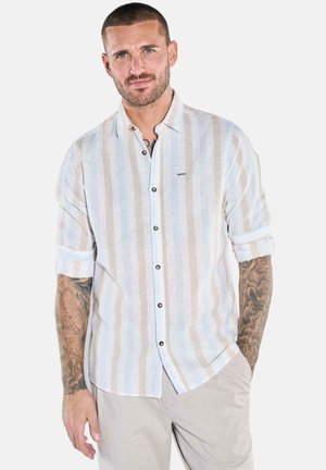 LANGARM MIT BLOCKSTREIFEN - Hemd - hellblau