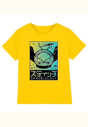 STITCH ANIME FUSION - Print T-shirt - yellow