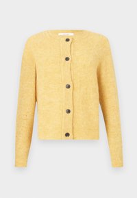 SLFLULU CARDIGAN - Casaco de malha - ochre melange