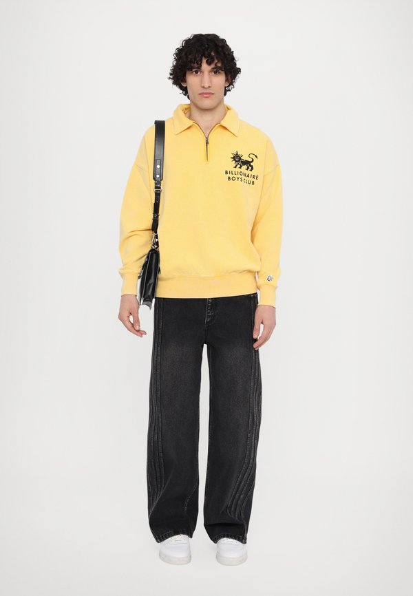 LION QUARTER ZIP - Sweatshirt - washed mustard4