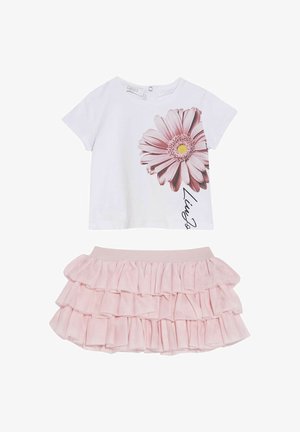 OUTFIT - Triko s potiskem - light pink/white