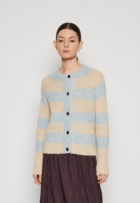 Selected Femme SLFLULU CARDIGAN - Kardigán - birch/blue
