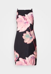 DKNY SQUARE NECK - Laisvo kirpimo suknelė - black