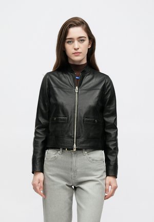 LILIANA - Veste en cuir - black