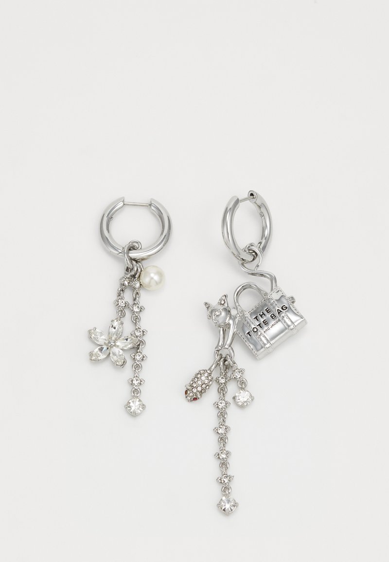 MARC JACOBS CATS OUT OF THE BAG EARRINGS - Oorbellen - silver-coloured