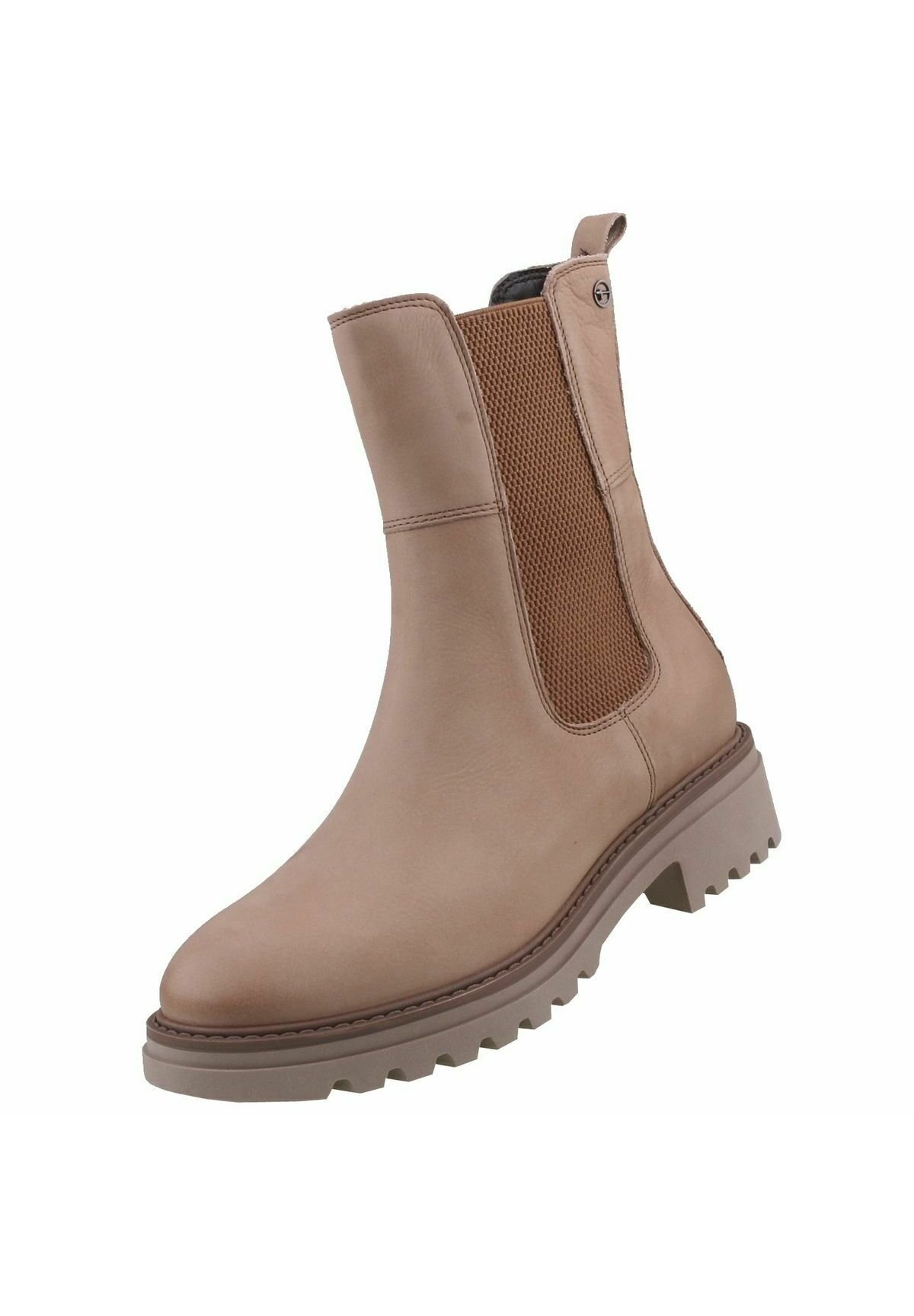 Tamaris LEDER CHELSEA BOOTS - Korte laarzen - taupe - Zalando.nl