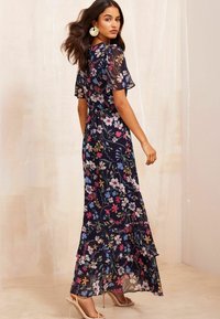 Friends Like These SHORT SLEEVE TIERED REGULAR FIT - Maxi šaty - navy blue