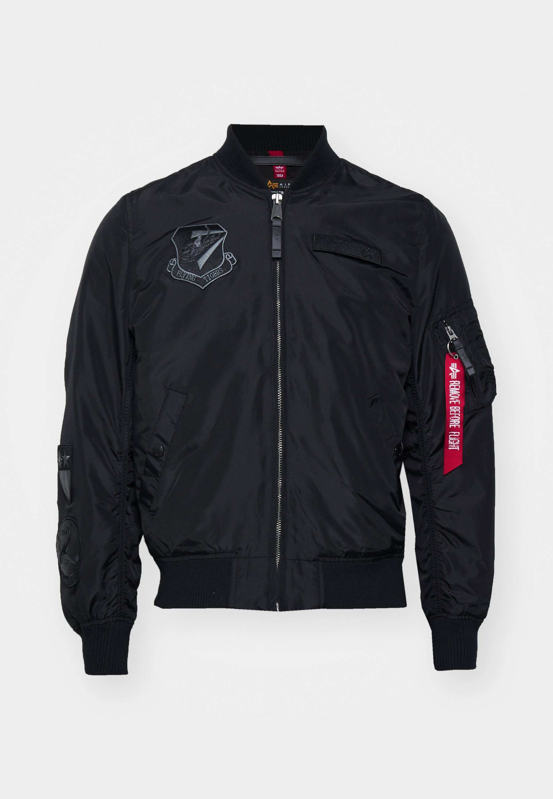 Alpha Industries FLYING TIGERS - Bomber Jacket - black