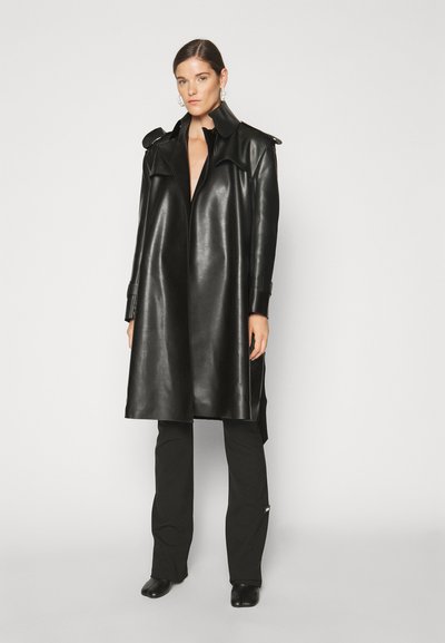 Norma Kamali DOUBLE BREASTED - Trenchcoat - black