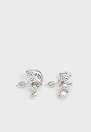 COIL CRAWLER EARRINGS - Ohrringe - silver-coloured