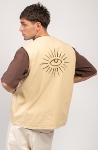 Kaotiko WESTERN EYE UNISEX - Weste - bone