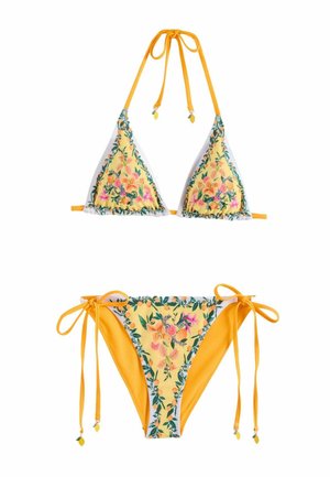 Friends Like These REGULAR FIT - BIKINI SET REVERSIBLE TRIANGLE TIE SIDE . - Bikini - yellow