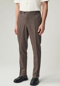 Next STRIPE - REGULAR FIT - Chino - brown