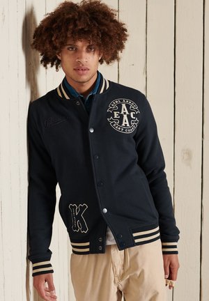 COLLEGIATE - Giubbotto Bomber - eclipse navy