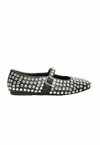 REGULAR FIT - ALL OVER STUDDED MARY JANE  - Riemchenballerina - black