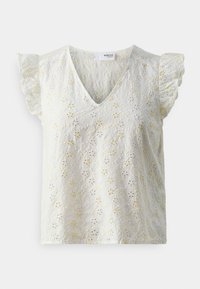 Selected Femme SLFCHIARA - T-shirt con stampa - snow white
