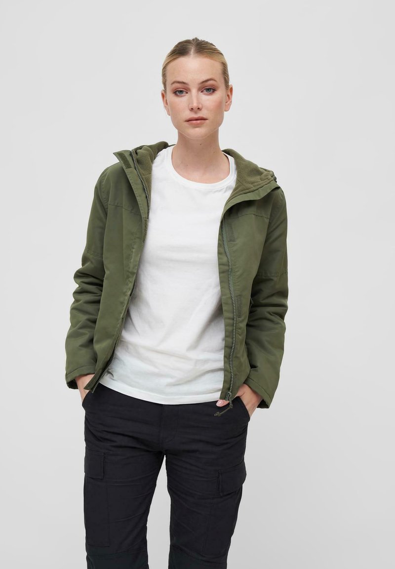 Brandit - FRONTZIP - Chaqueta de entretiempo - olive, Ampliar