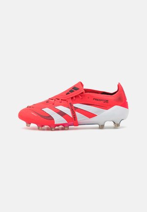 PREDATOR ELITE FOLD-OVER TONGUE ARTIFICIAL GRASS - Football boots artificial grass - lucid red/footwear white/core black