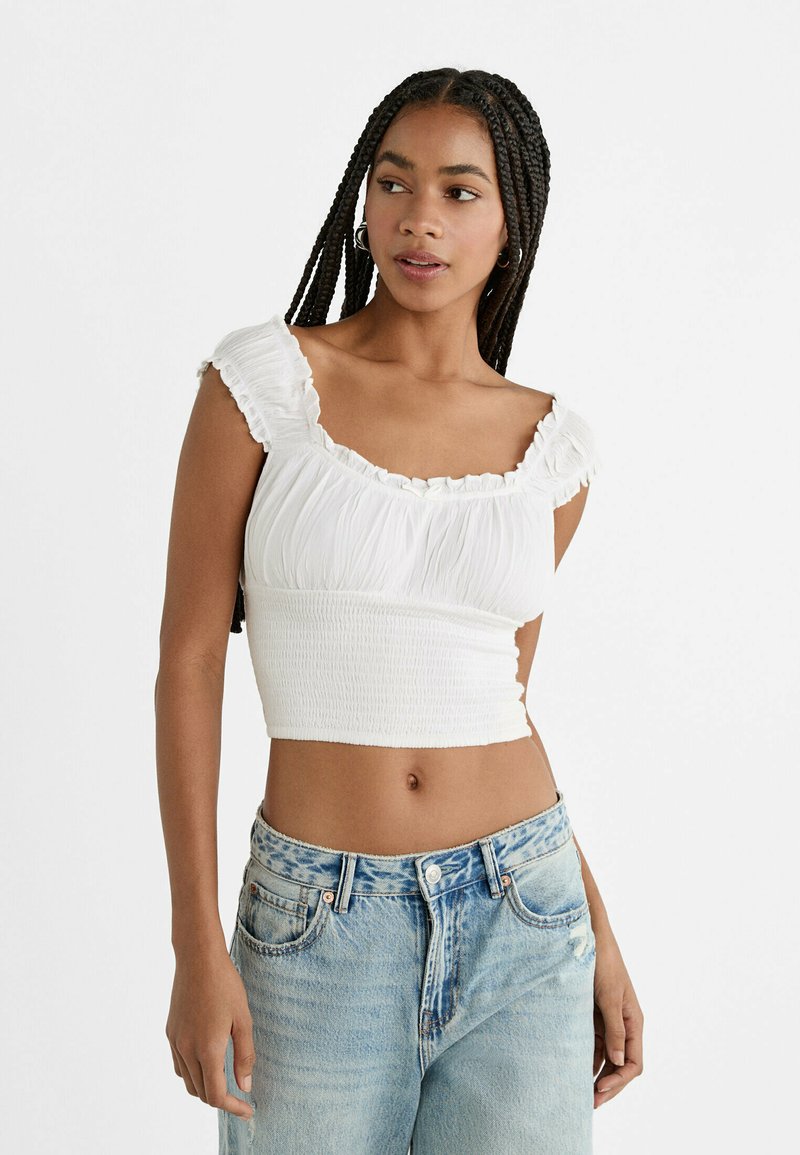 Stradivarius Top - white