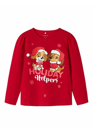 PAW PATROL WEIHNACHTS - Langarmshirt - barbados cherry