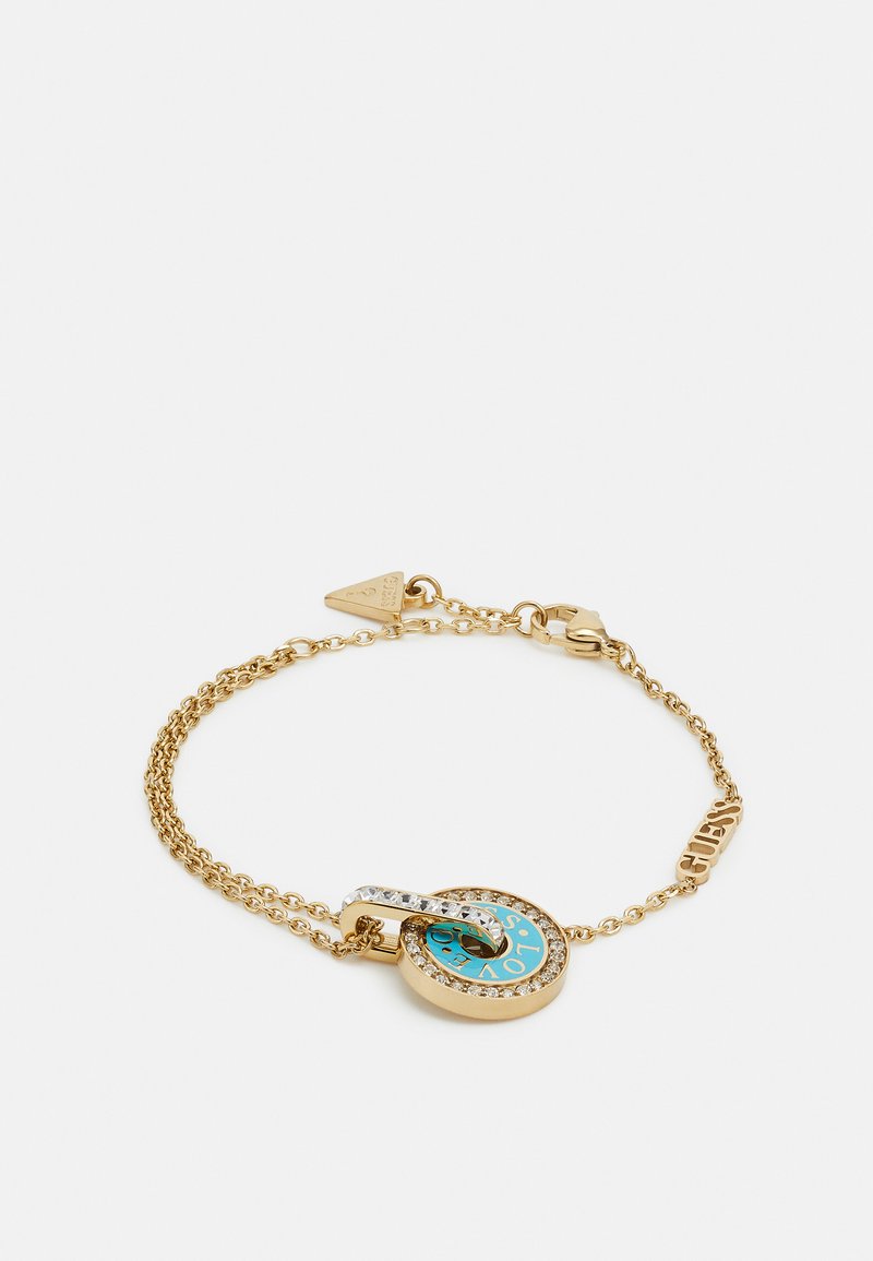 Guess Apyrankė - yellow gold-coloured/turquoise