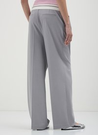 Calliope CON BANDA A CONTRASTO  - Pantaloni - grigio