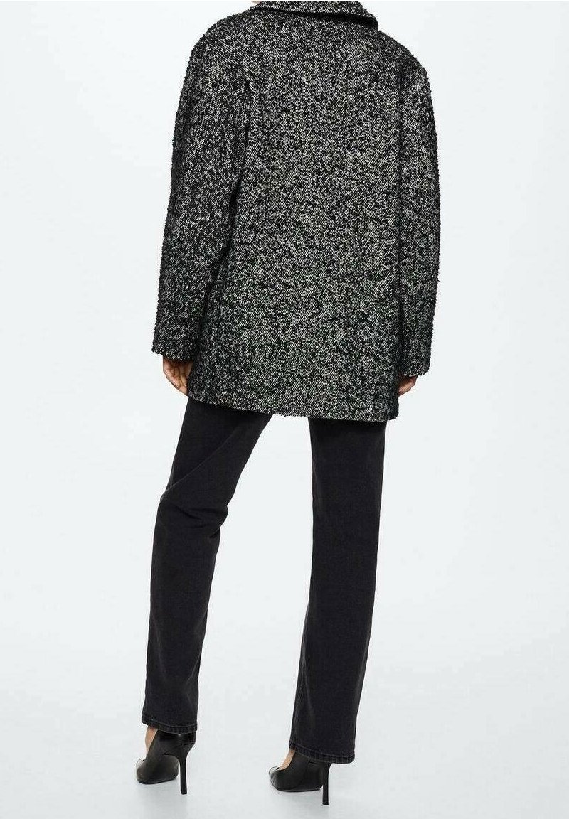 Mango Krátký kabát - off-white