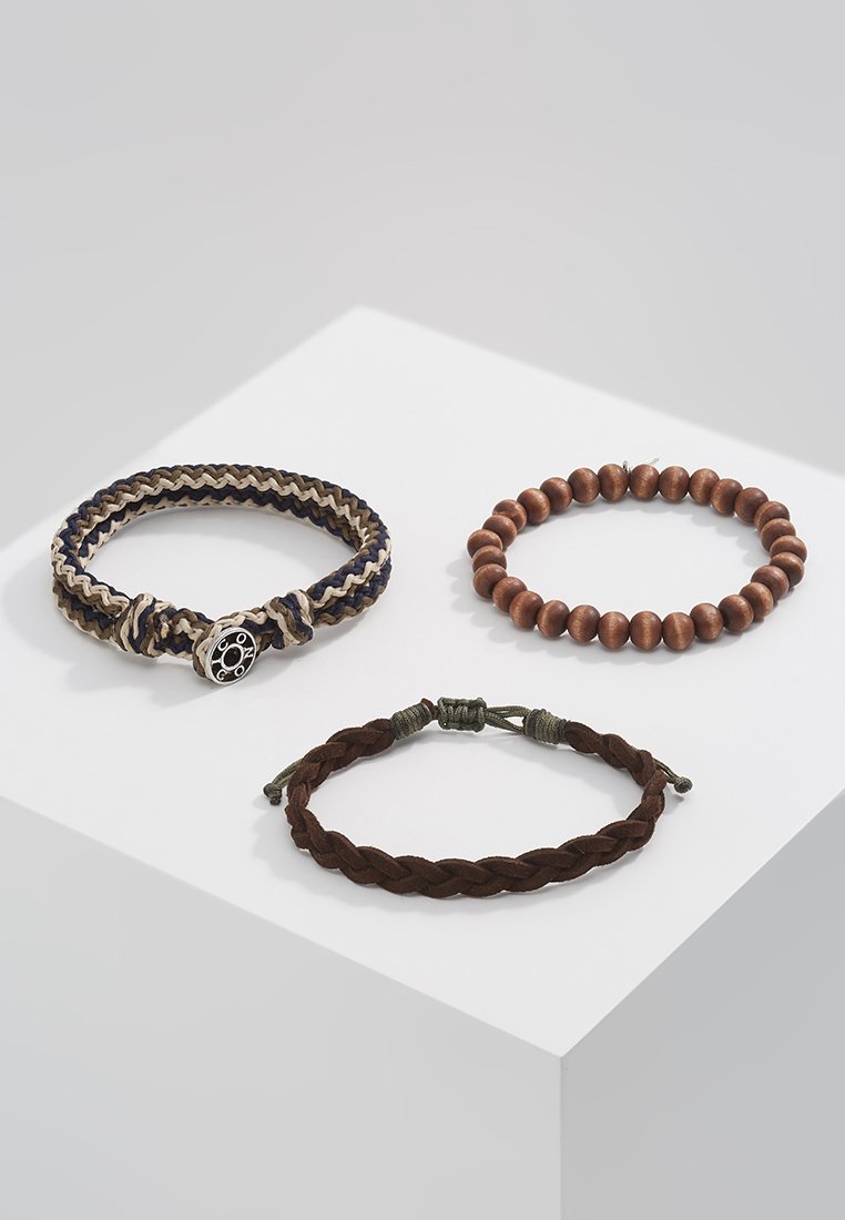 Icon Brand - TRICOLOR COMBO 3 PACK - Bracciale - brown, Ingrandire