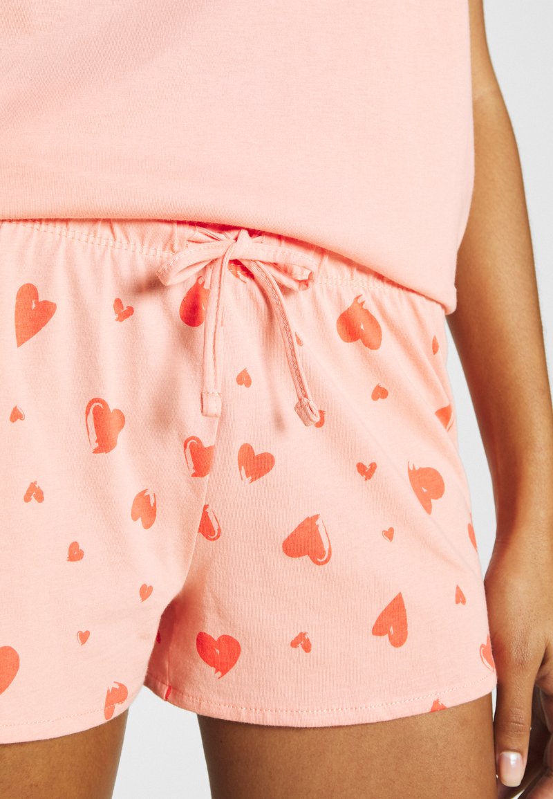 Damen Nachthemden | LASCANA SHORTY LOVELY Pyjama soft coral/koralle - NB21433 Damen Nachthemden | LASCANA SHORTY LOVELY Pyjama soft coral/koralle - NB21433