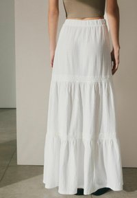 Next TEXTURED WITH TRIM TALL  - Maksihame - white