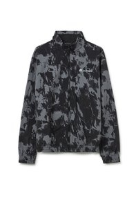 Felpa con zip - black grey