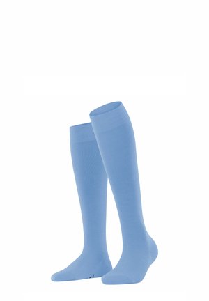 FALKE Softmerino - Kniestrümpfe - arcticblue