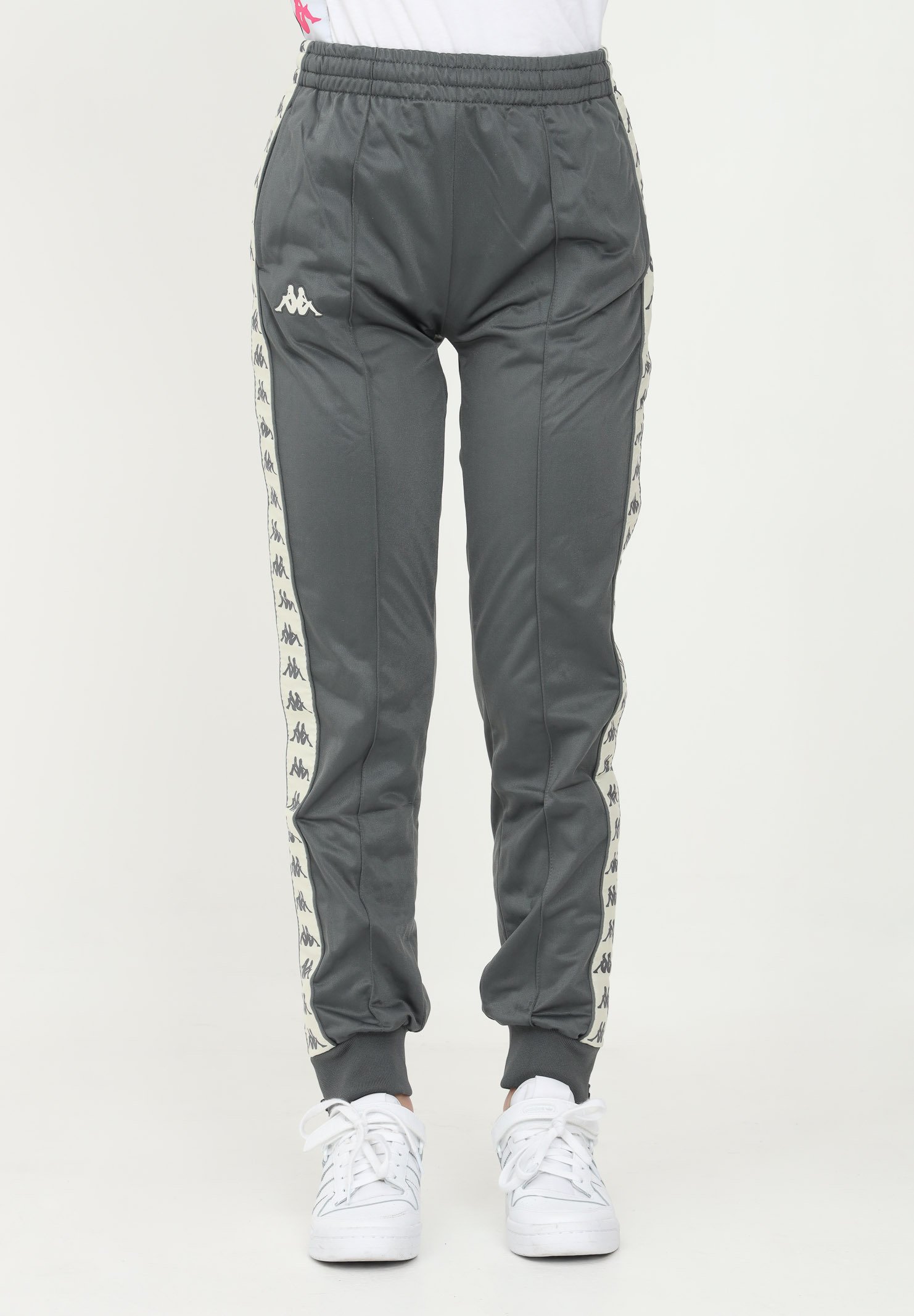 Kappa Pantaloni sportivi - grey beige/grigio - Zalando.it