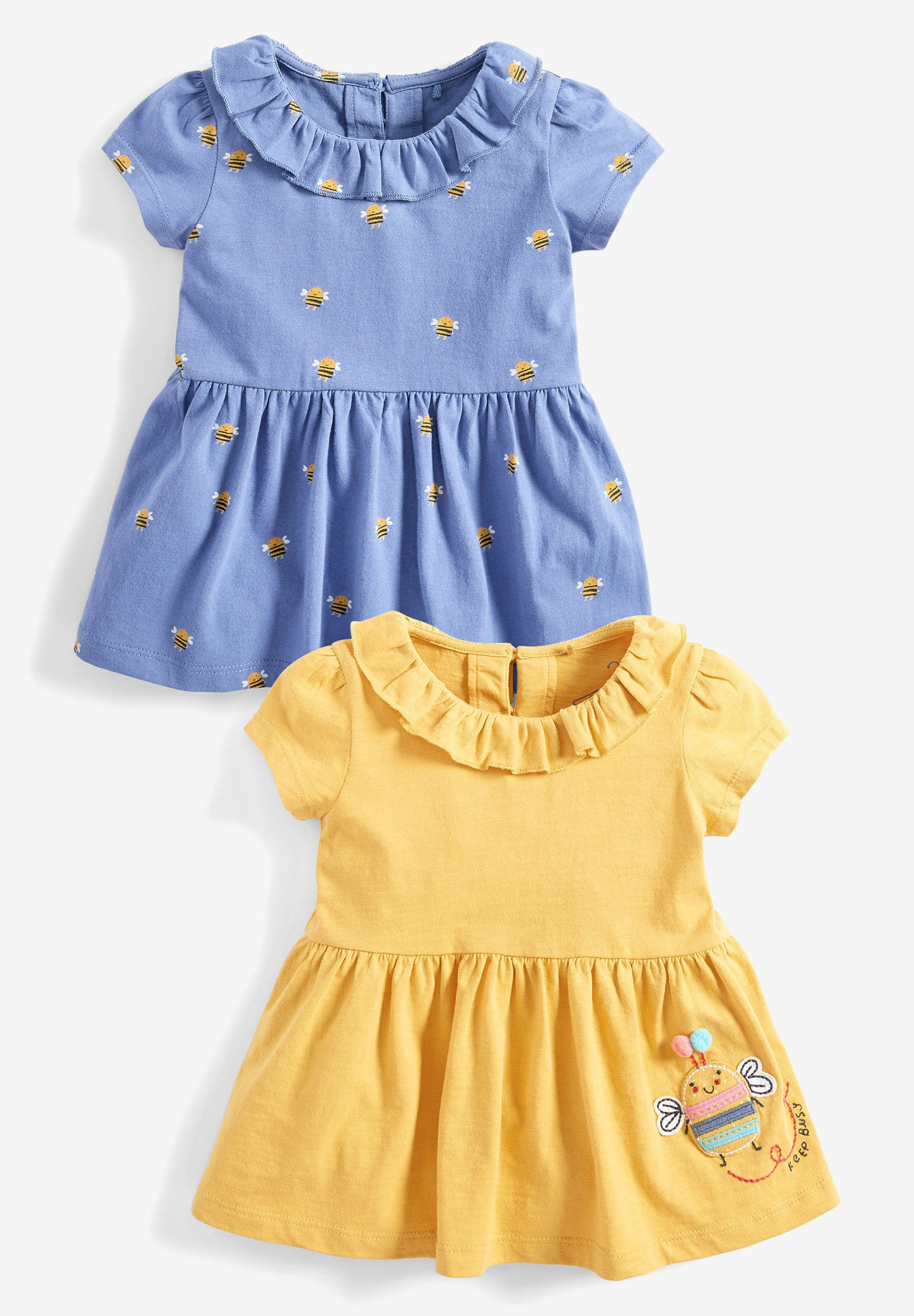 Next 2 PACK BEE T-SHIRTS (3MTHS-7YRS 