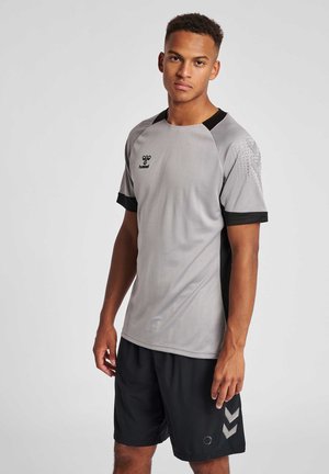 Hummel LEAD - Print T-shirt - grey melange