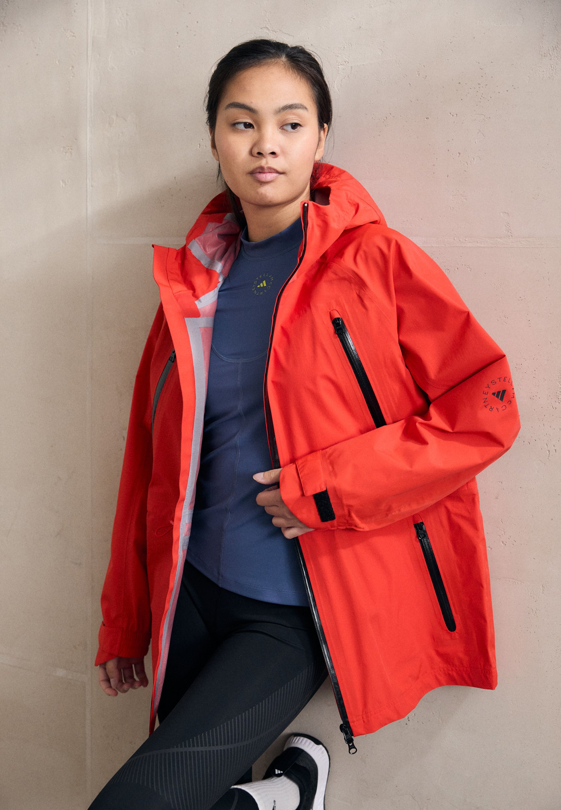 adidas by Stella McCartney M レッドジャケット - メルカリ