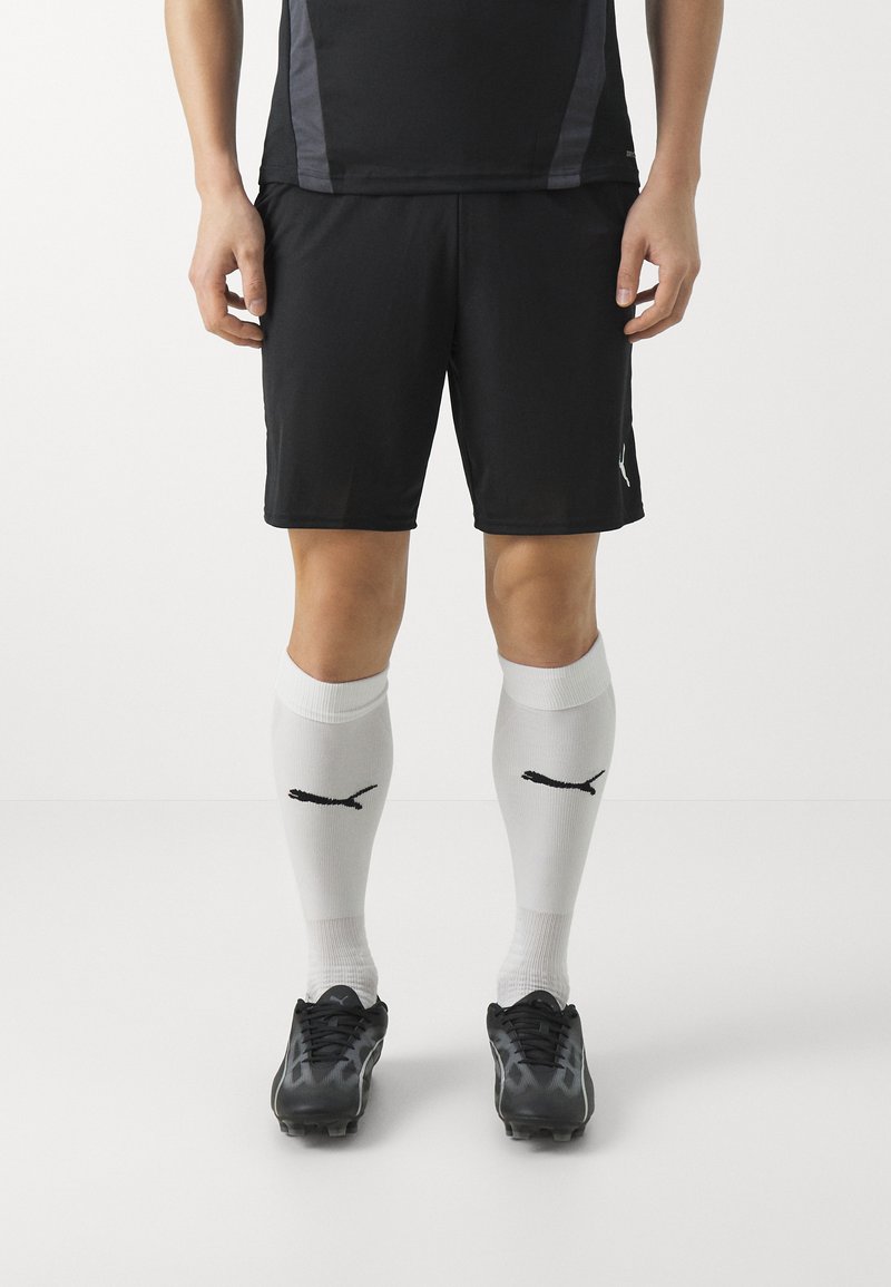 Puma TEAMGOAL SHORTS - Sportovní kraťasy - black/white