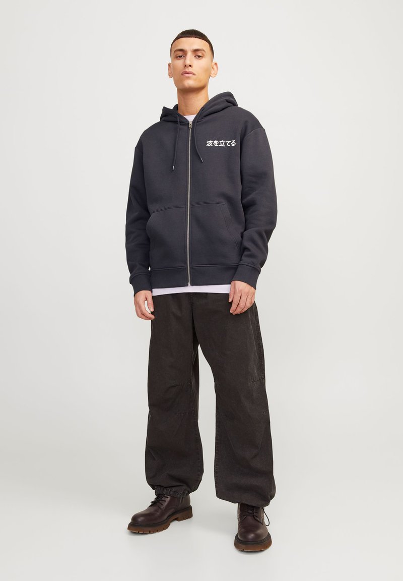 Bluză de molton cu fermoar