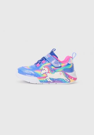 Joggesko - blue sparkle/multi-coloured