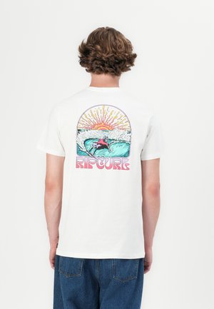 GRATEFUL SHRED UNISEX - Print T-shirt - bone