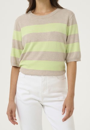 T-shirt con stampa - beige