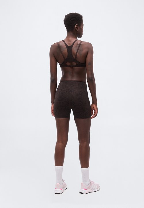 adidas Women's Optime PrimeLift Snake Short Leggings Aurora Coffee/Black — foto 3