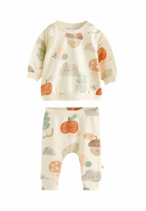 Next, REGULAR FIT - SWEATSHIRT AND LEGGINGS BABY UNISEX SET - Sweatshirt - neutral autuminal print
