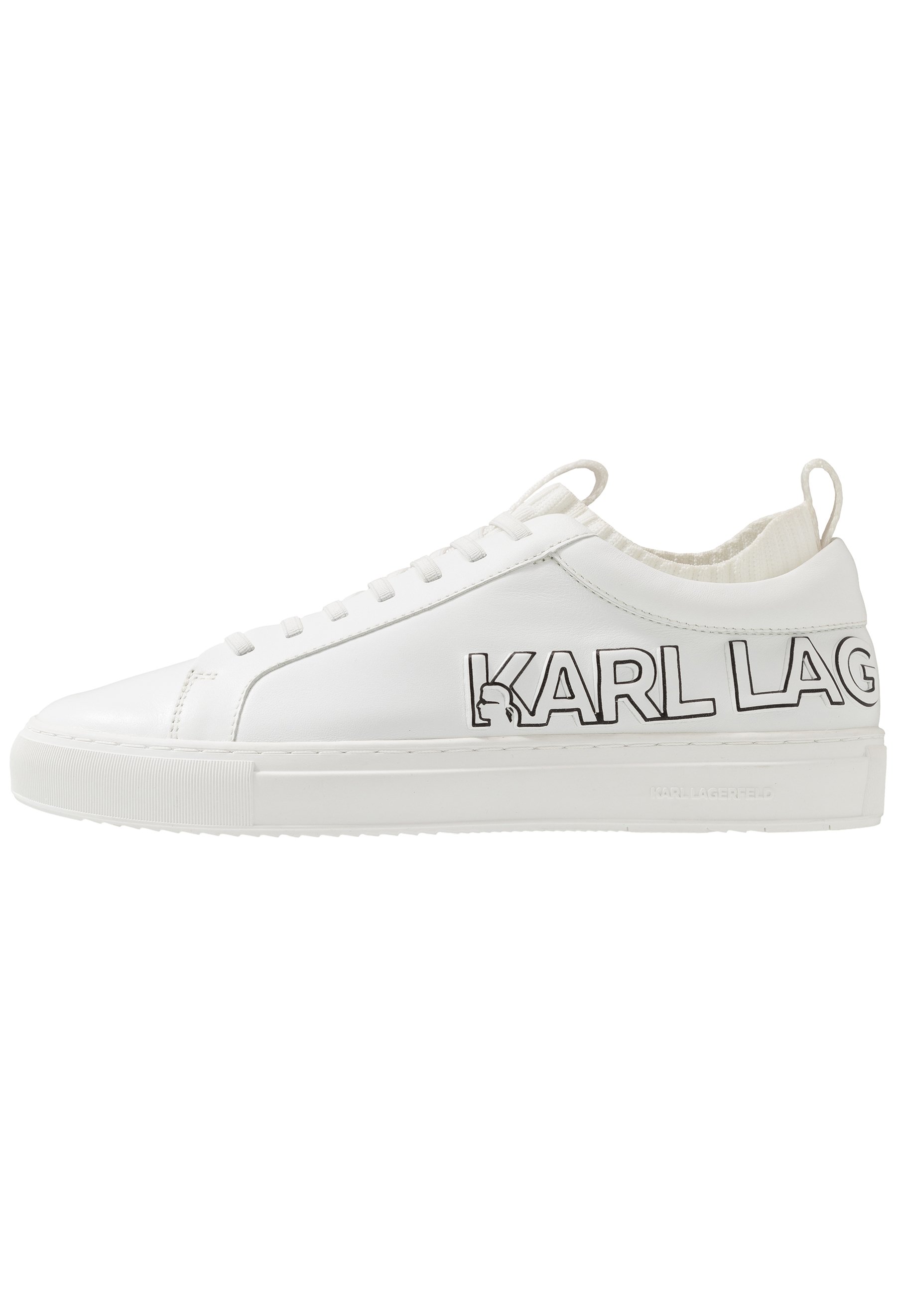 KARL LAGERFELD KUPSOLE TRACER LOGO Joggesko white KARL LAGERFELD KOURT MAISON LACE Joggesko white Zalando.no