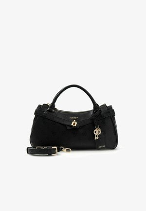 Guess, ELLA LOGO GIRLFRIEND SATCHEL - Sac à main - black logo