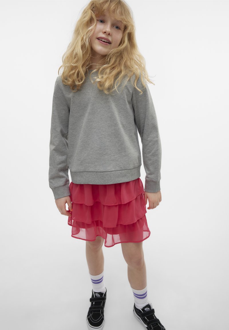 VERO MODA Girl Sudadera - light grey melange