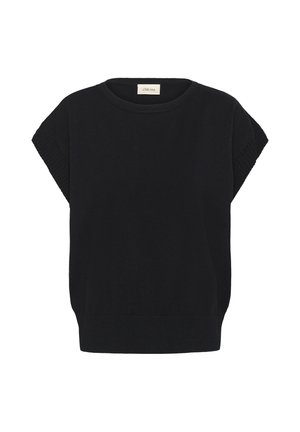 Cream, CRDELA SLIPOVER - T-Shirt basic - pitch black