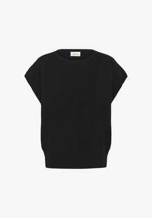 Cream, CRDELA SLIPOVER - T-Shirt basic - pitch black