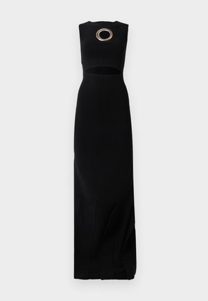 DRESS WITH PANEL DETAIL - Robe longue - black